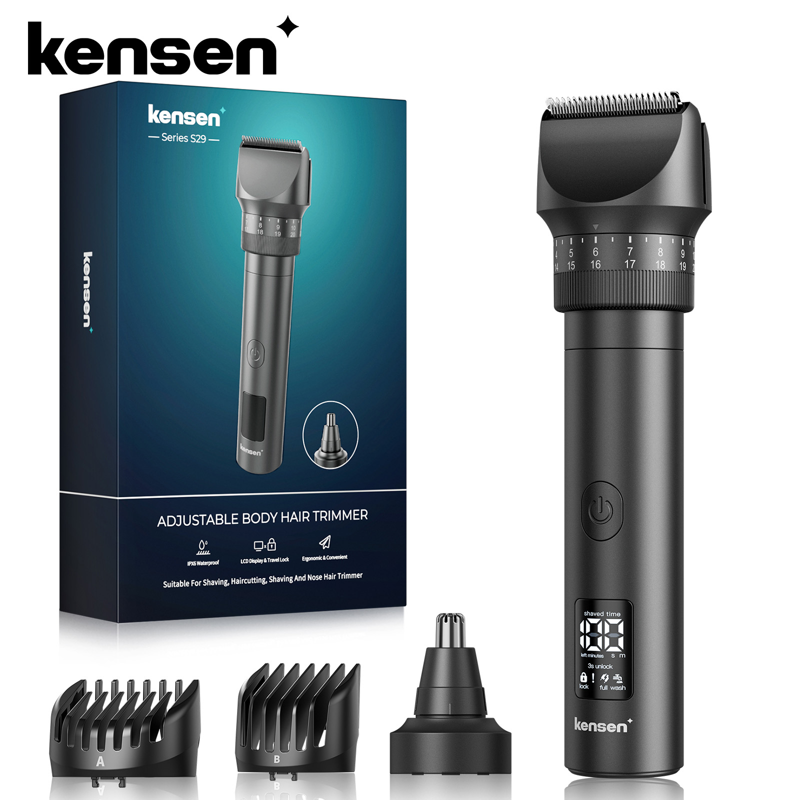 Men'S Grooming Razor - Cortadora de pelo Kensen S29 para