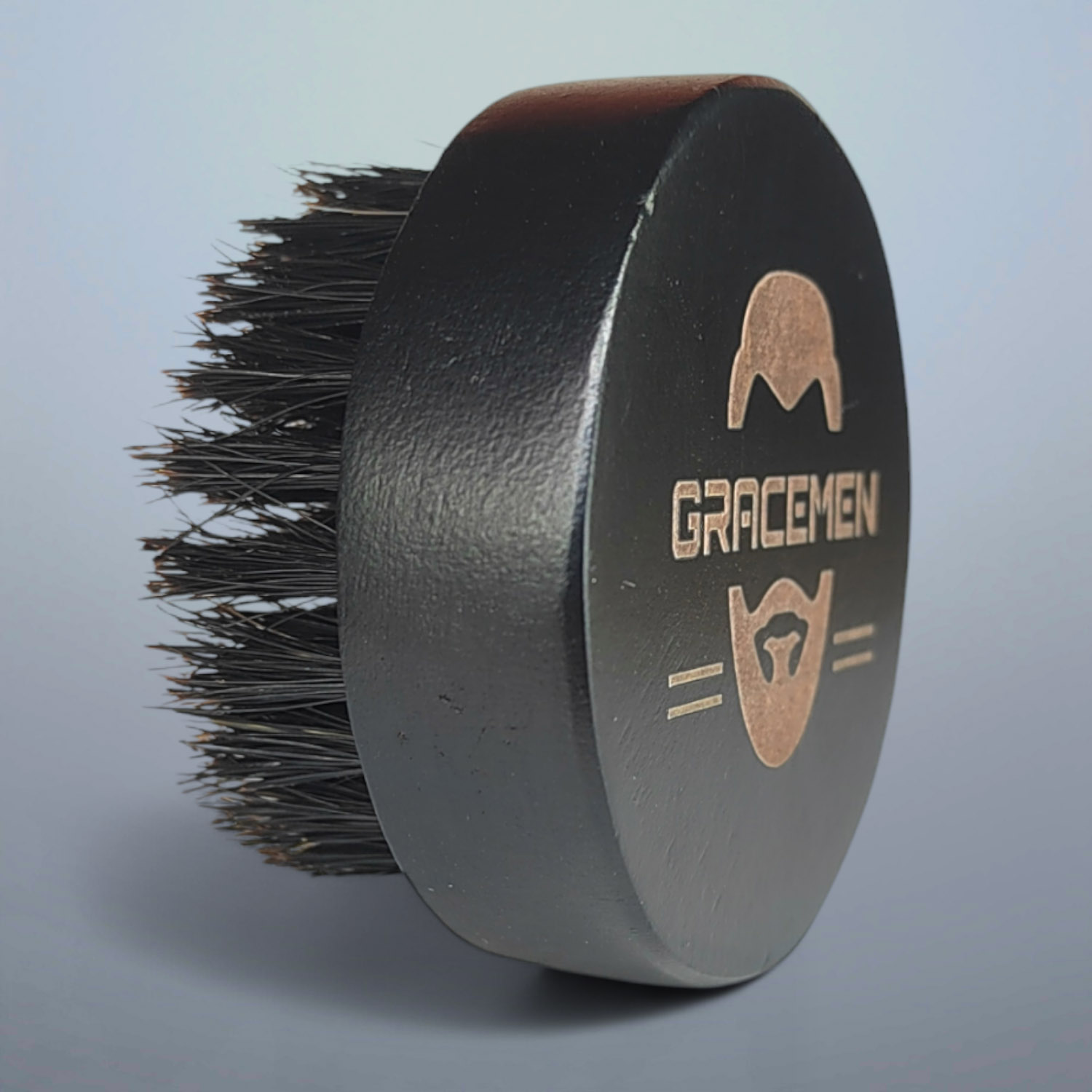 Men'S Grooming Facial - Cepillo de barba redondo para hombres: