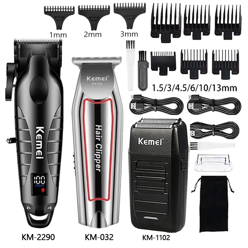 Men'S Grooming Shaver - Máquina Cortapelos Profesional Inalámbrica Recargable para