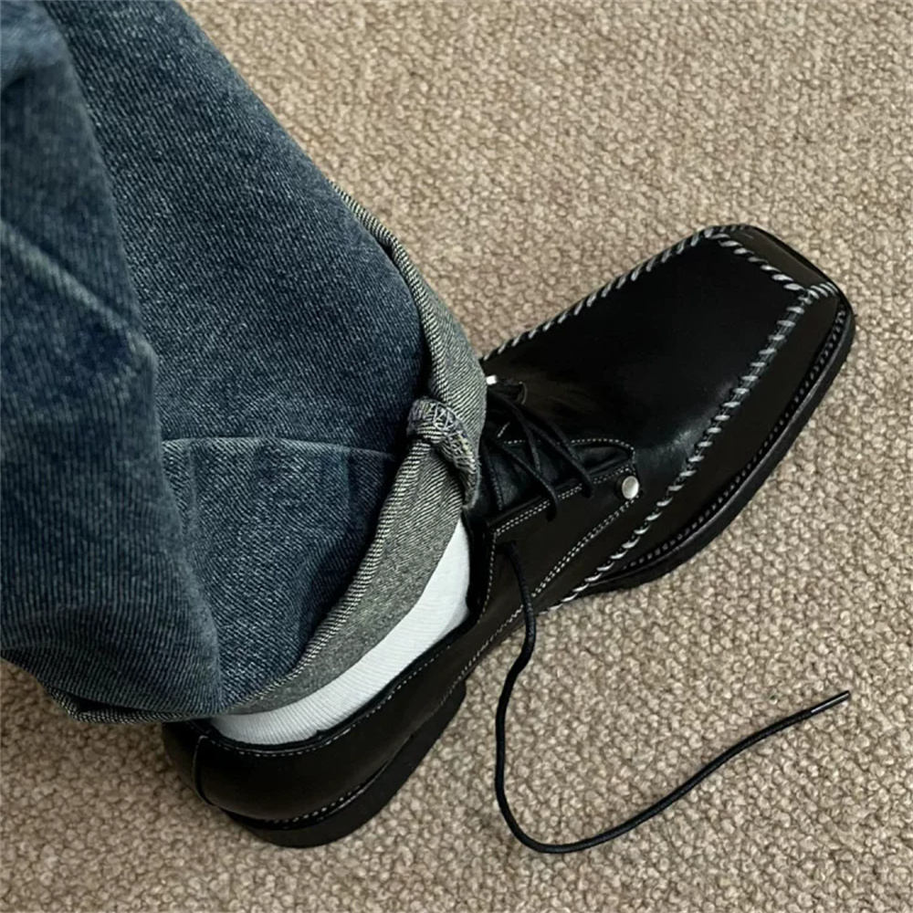 Men Grooming Usa - Zapatos Derby para Hombre, Estilo Británico,