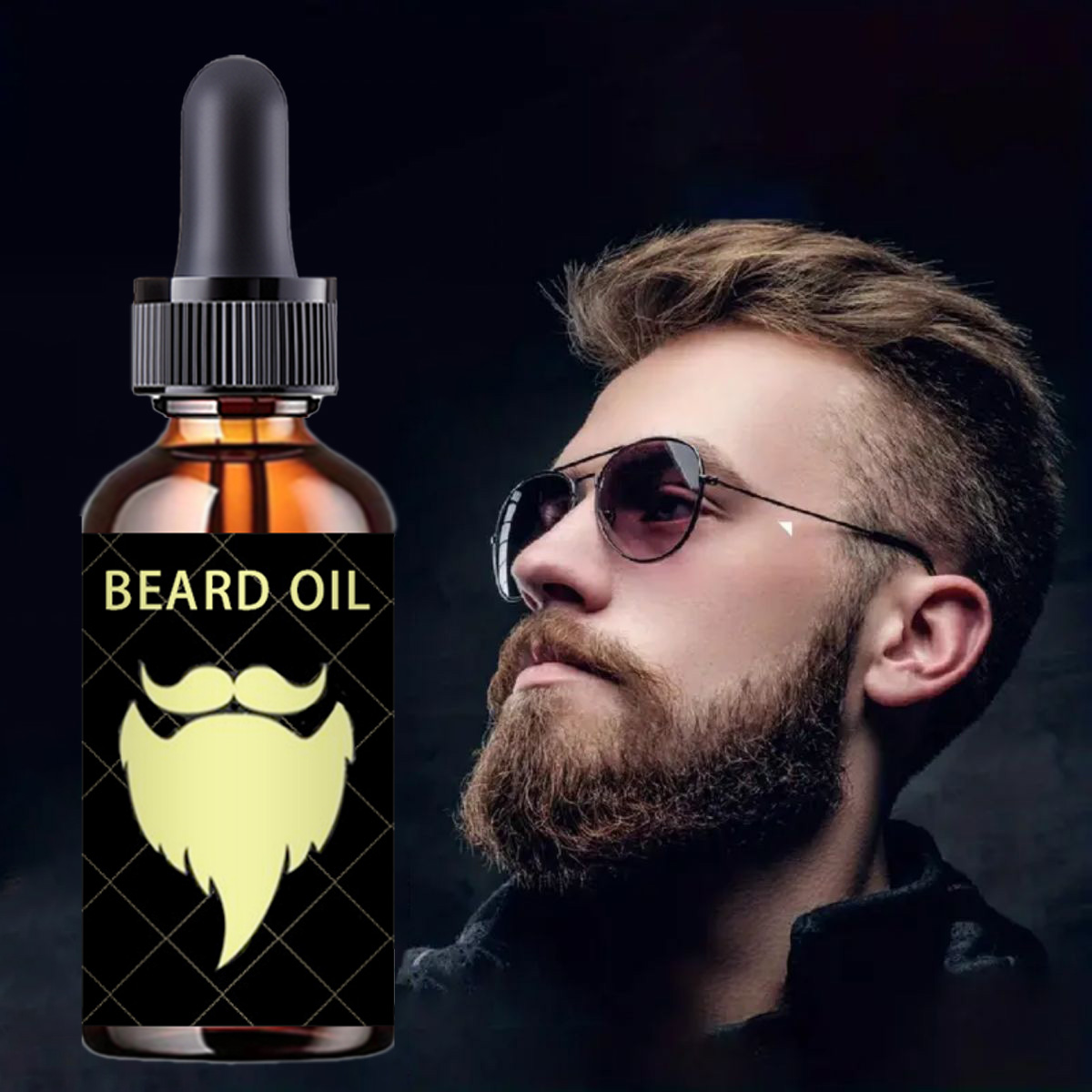 Men'S Grooming Tonic - 100% Natural acelera el vello Facial
