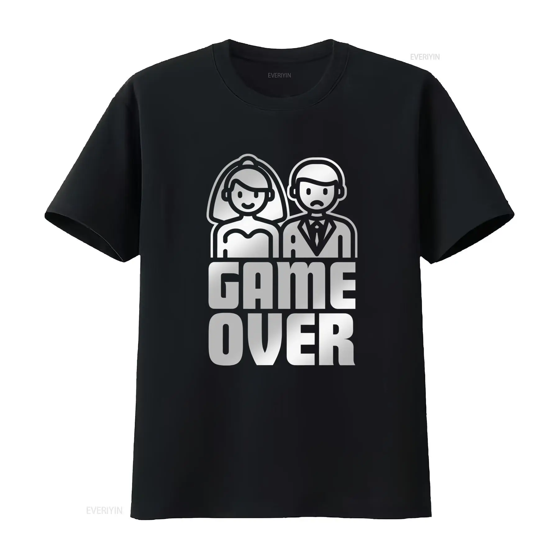 Men Grooming Usa - Camiseta divertida GAME OVER para despedida