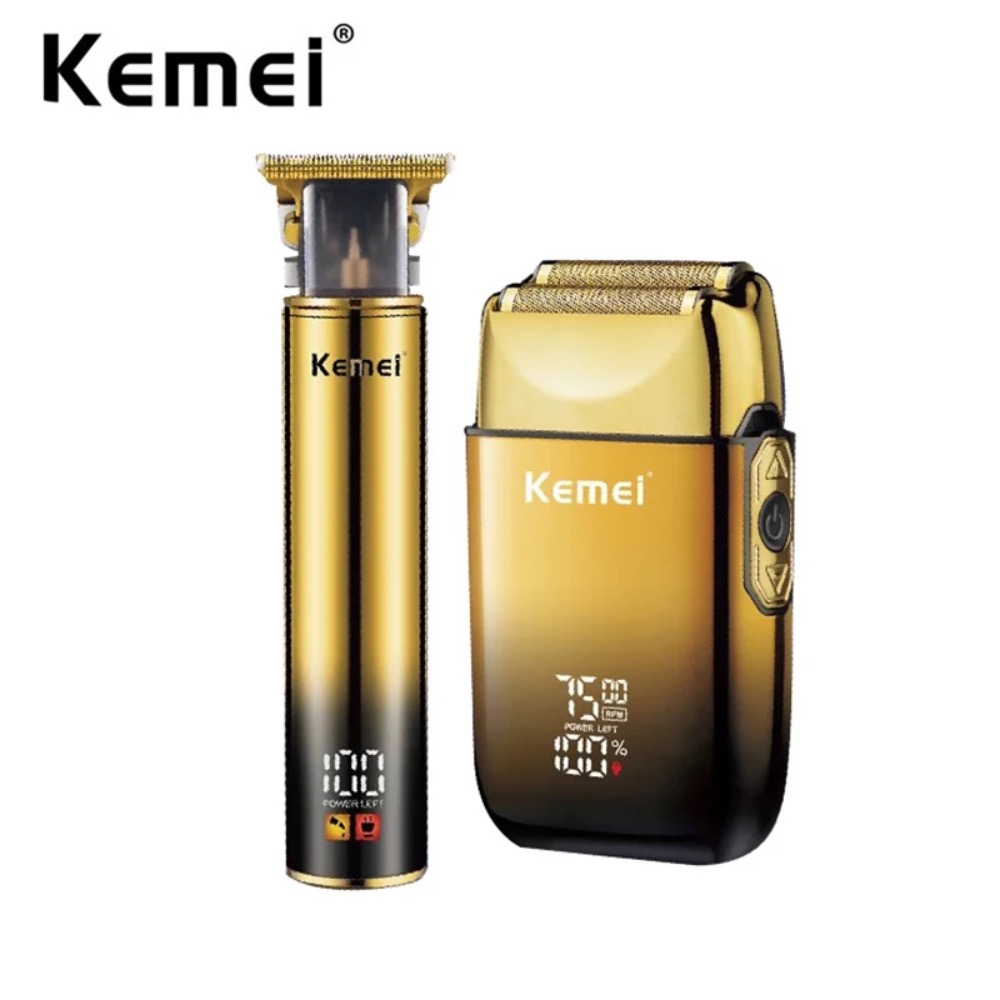 Men'S Grooming Shaver - Kemei-maquinilla de afeitar eléctrica para hombre