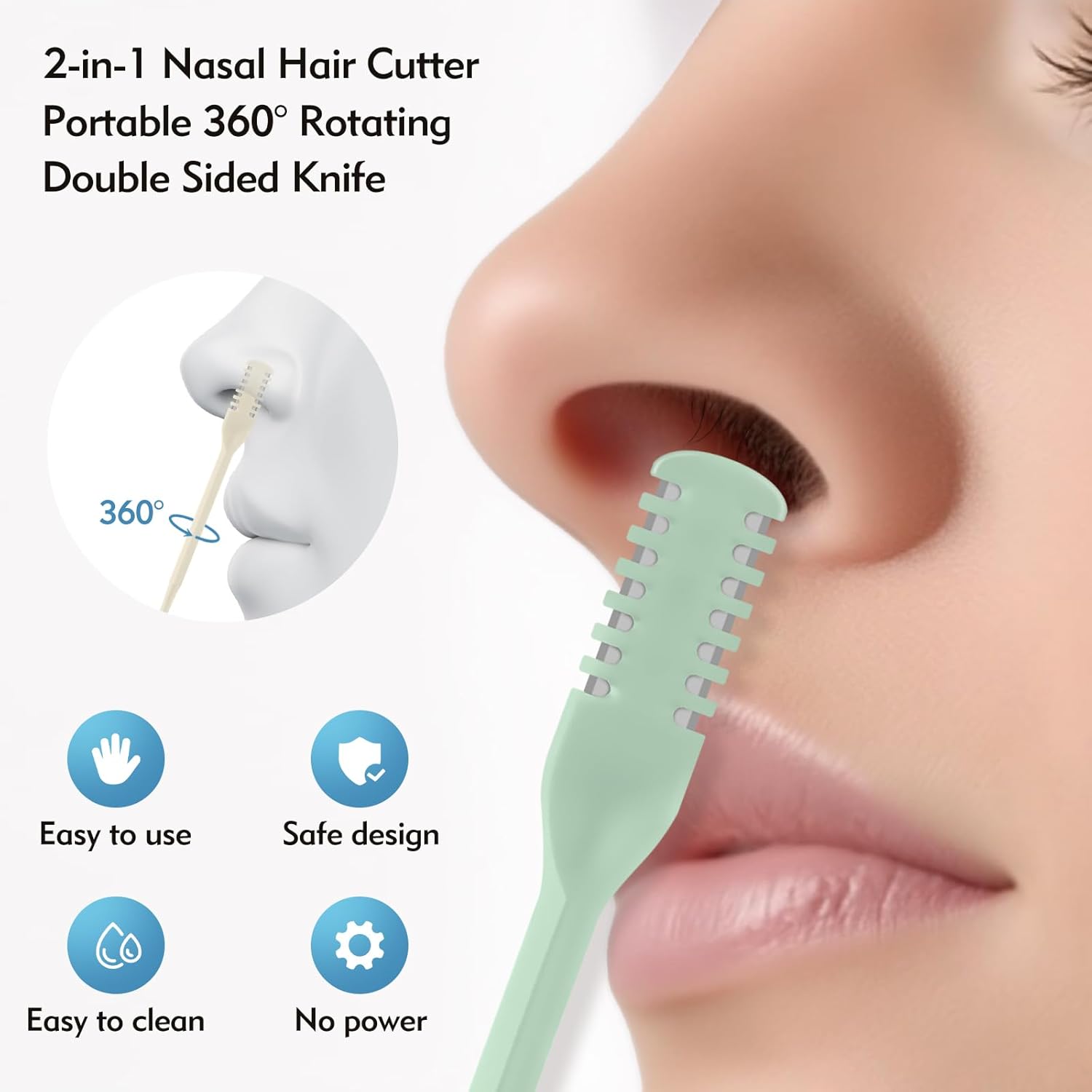 5/20/50 Piezas Cortador Nasal  - Nose Hair Trimmer reseña y precio