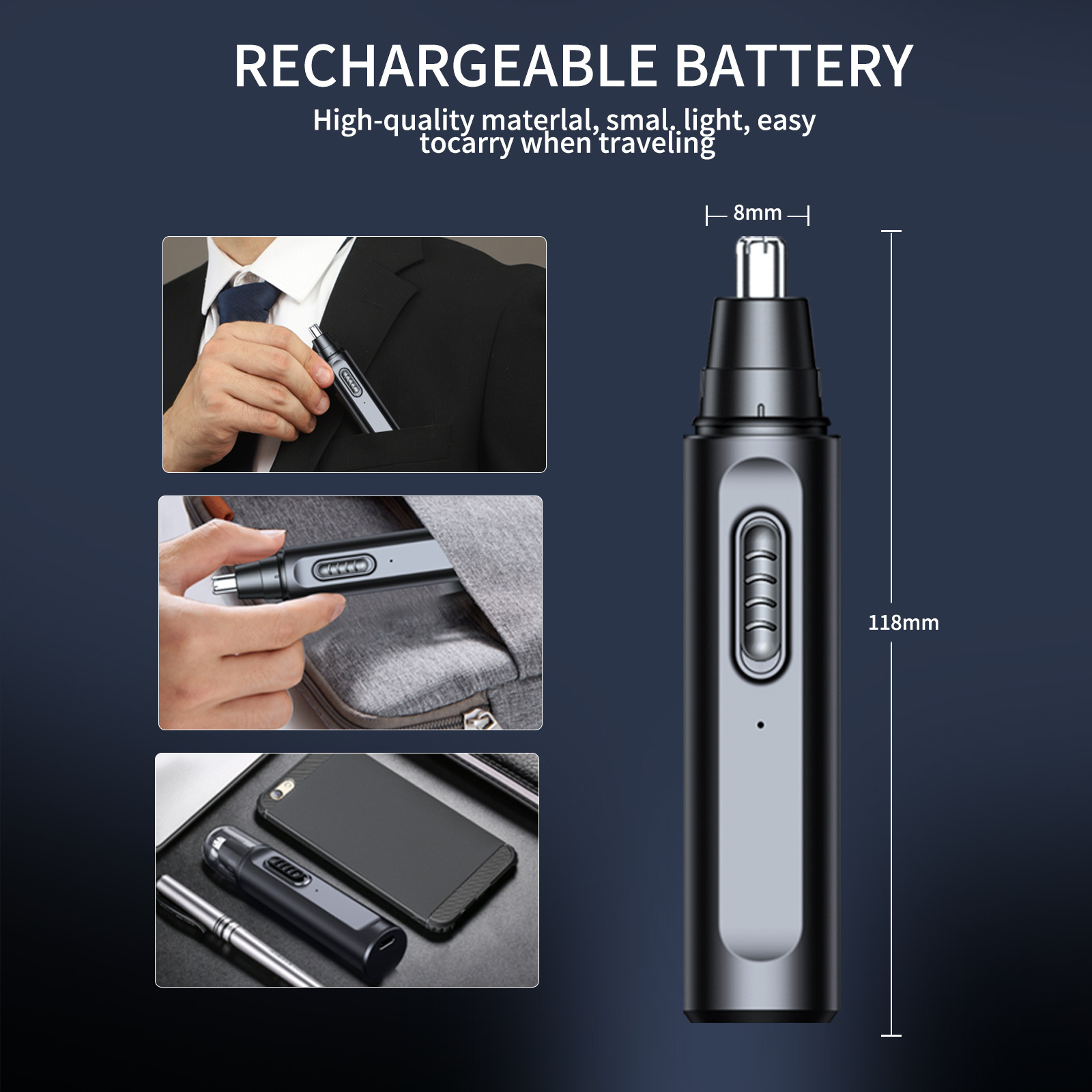Recortador de pelo de nariz pa - Nose Hair Trimmer reseña y precio