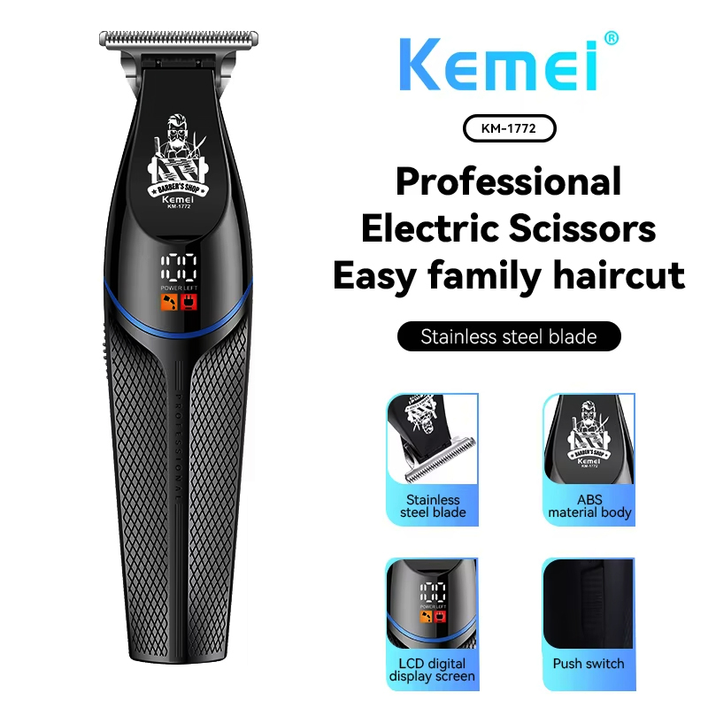 Cortadora de pelo Kemei KM-177 - Beard Trimmer Cordless reseña y precio