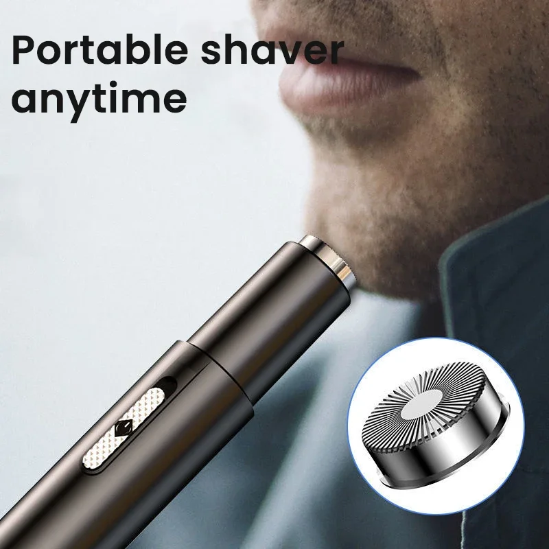 Recortador de vello nasal eléc - Nose Hair Trimmer reseña y precio