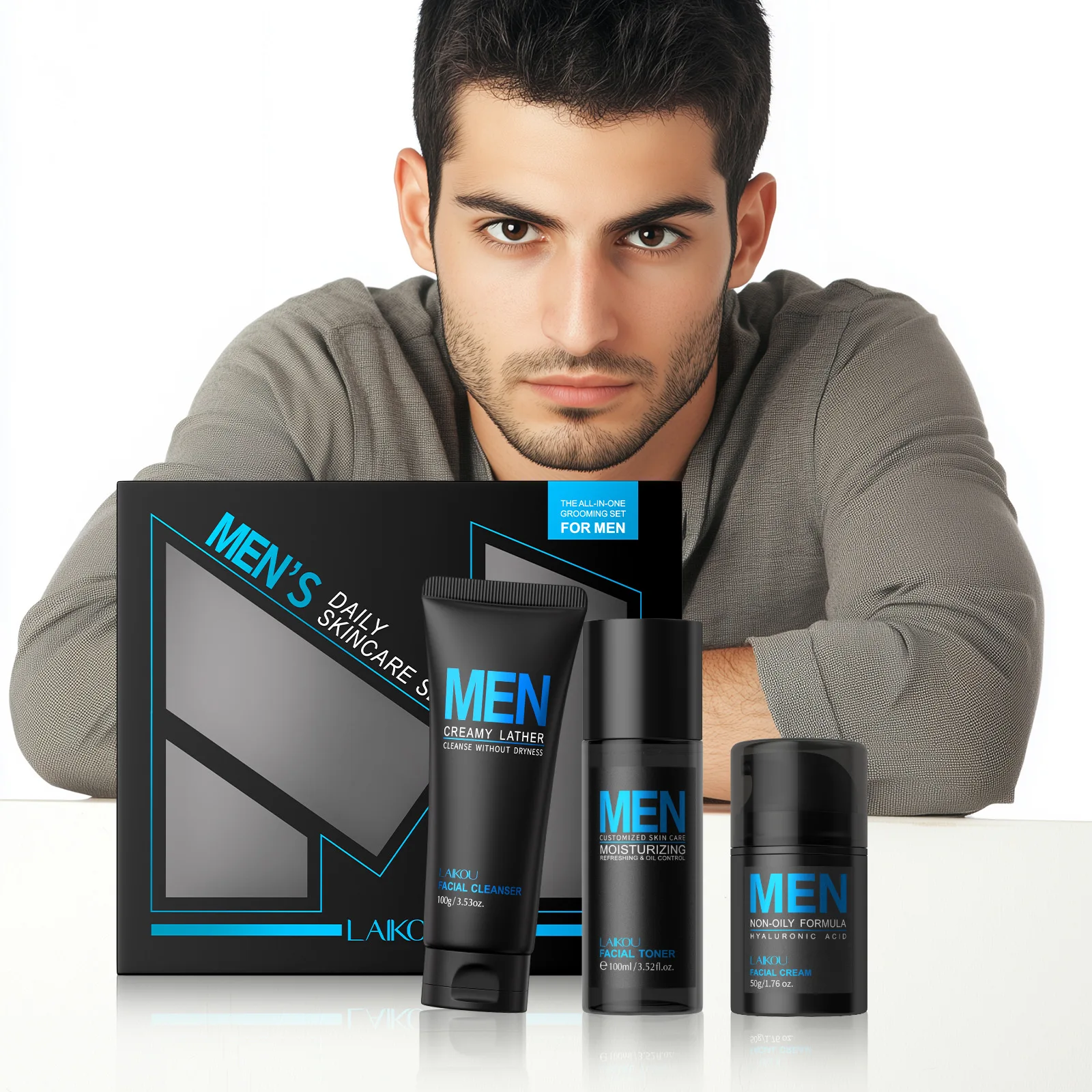 Juego de aseo 3 en 1 para homb - Men'S Grooming Cream reseña y precio