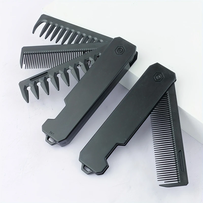 Peine de barba plegable 3 en 1 - Mens Grooming Box reseña y precio