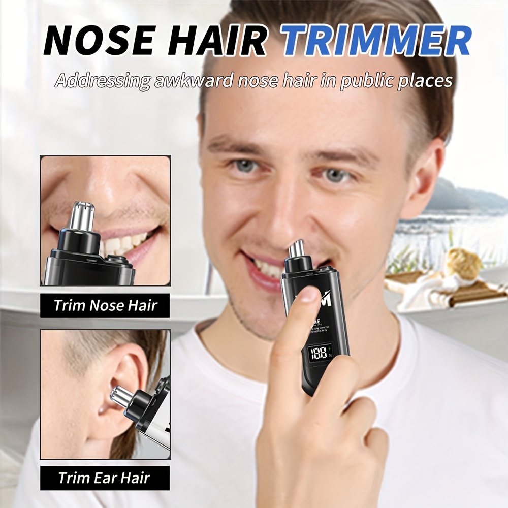 Mini recortador de vello nasal - Men'S Grooming Clippers reseña y precio