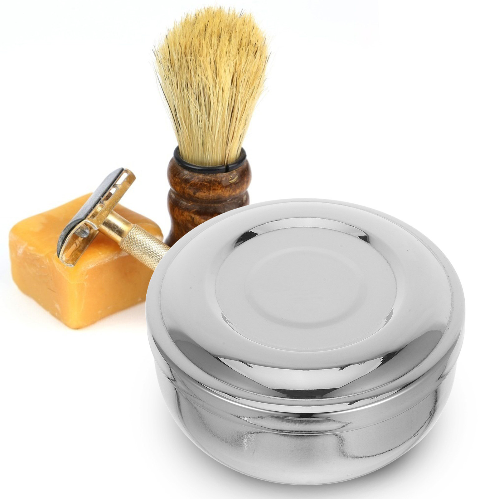 Tazón de Afeitar de Acero Inox - Men'S Grooming Cream reseña y precio
