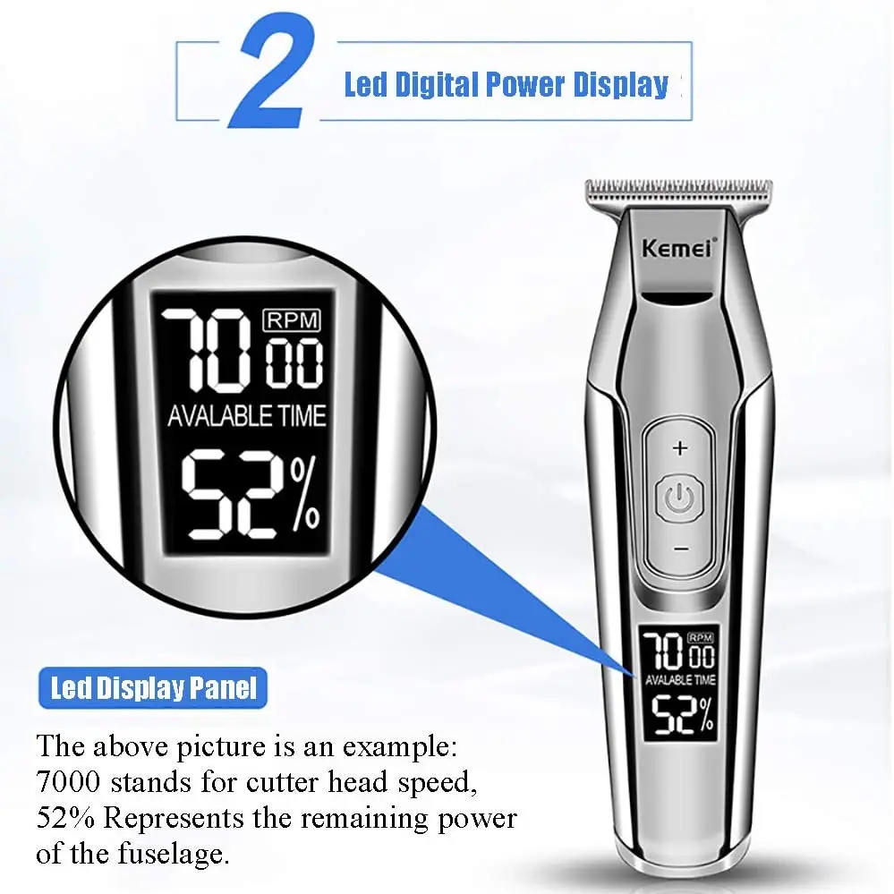 Cortadora de pelo Kemei KM-502 - Men'S Grooming Razor reseña y precio