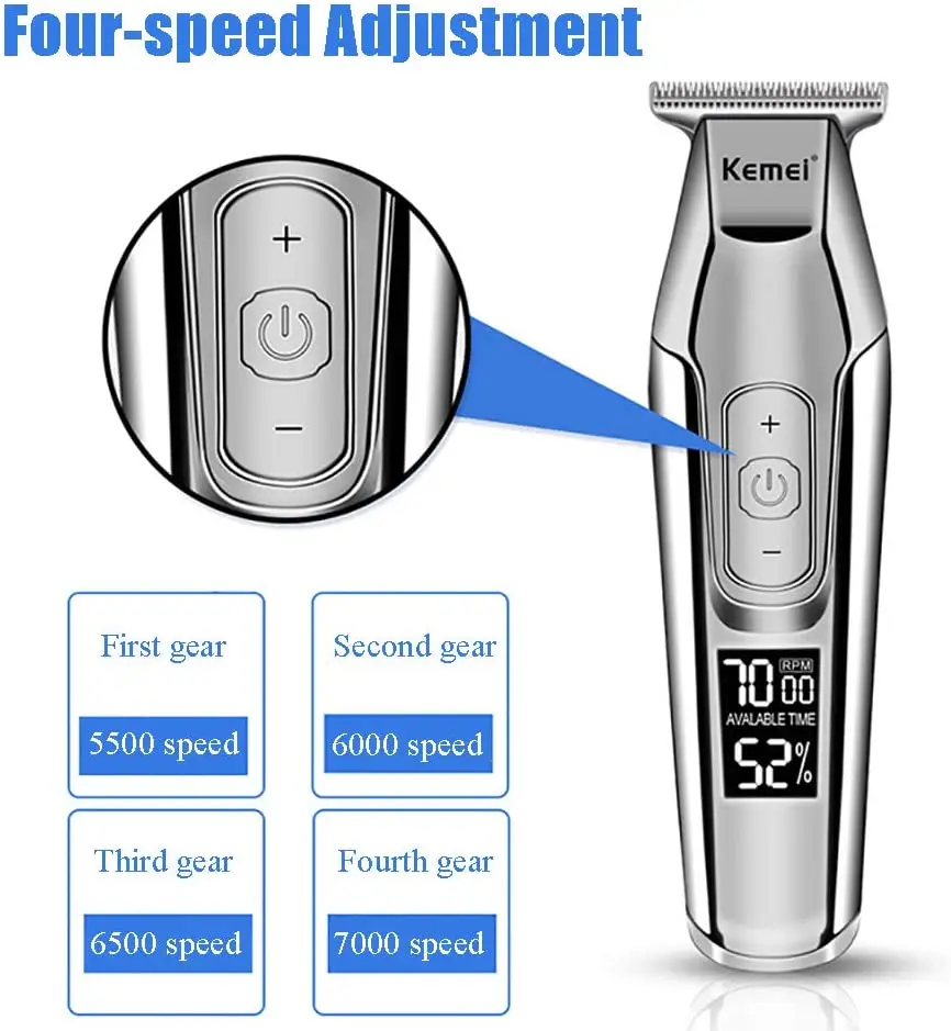 Cortadora de pelo Kemei KM-502 - Men'S Grooming Razor reseña y precio