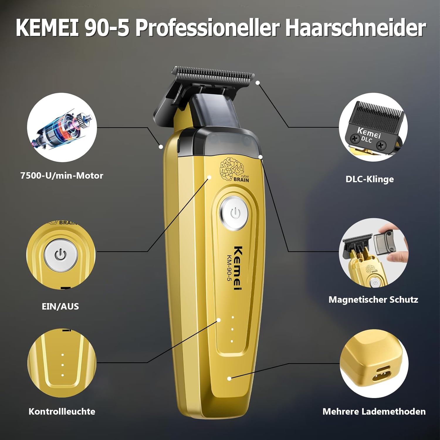 Cortadora de Pelo KEMEI para H - Beard Trimmer Cordless reseña y precio