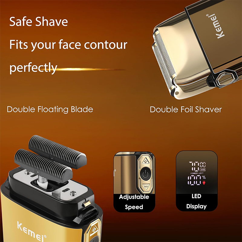 Kemei KM-TX10 T9 Recortadora d - Men'S Grooming Boxes reseña y precio